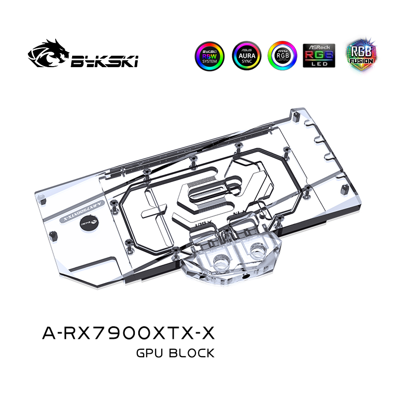 Amd Vga Rx 7900 Xtx - Bykski A-RX7900XTX-X Blocco acqua per PowerColor