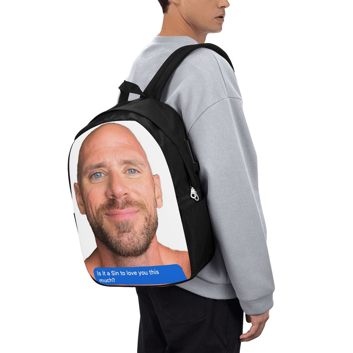 Laptop Original Accessories - Zaino Johnny Sins Flirty Text Bubble,