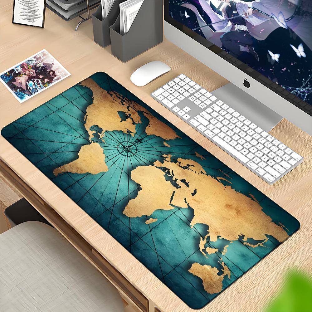 Laptop Accessories World - Tappetino per mouse mappa del mondo