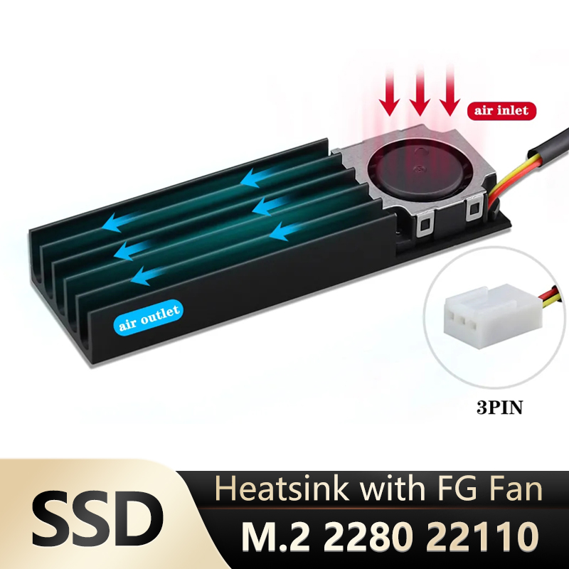 External Nvme Ssd - Gdstime M.2 2280 22110 Ventola per