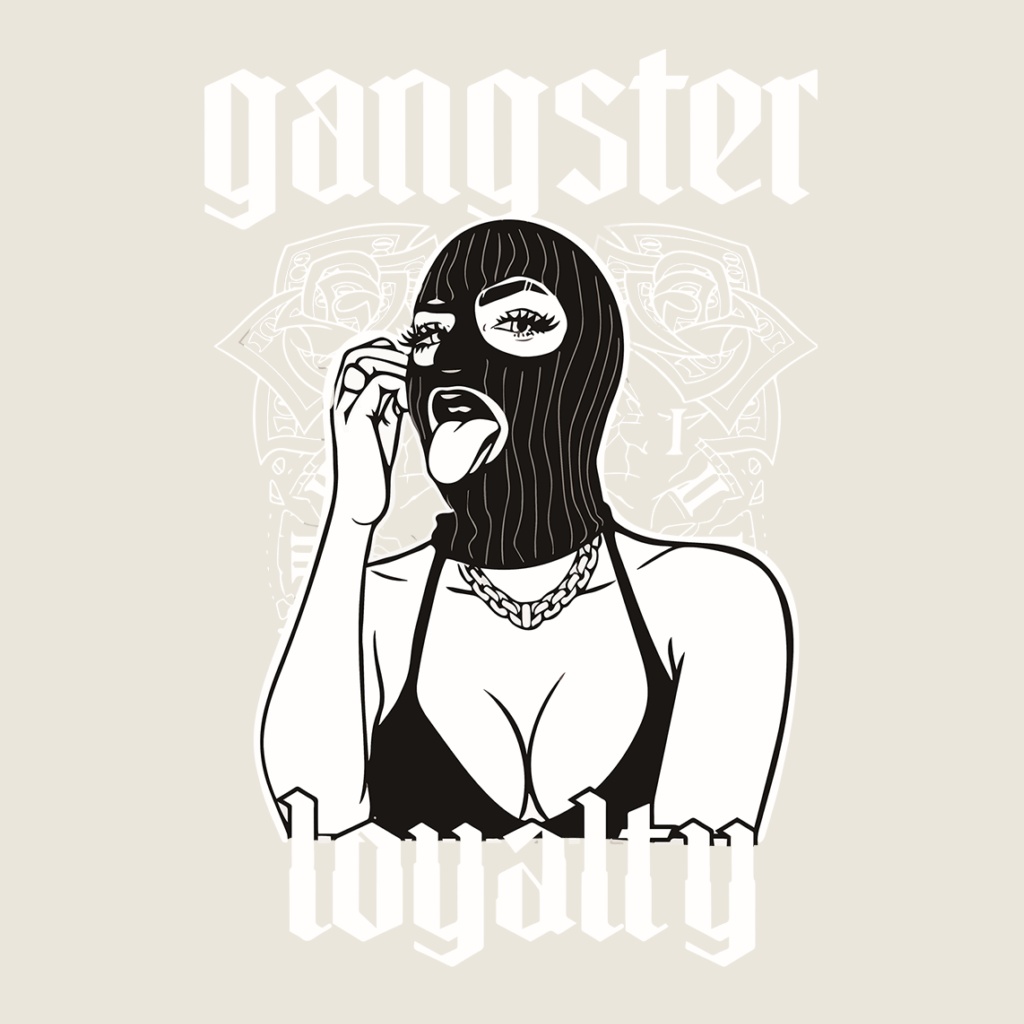 Laptop Accessories Girly - Adesivo in vinile impermeabile 1PC Gangster