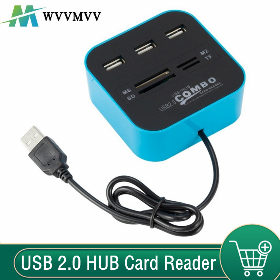 Laptop Accessories All In One - WvvMvv Hub USB 2.0 a 3