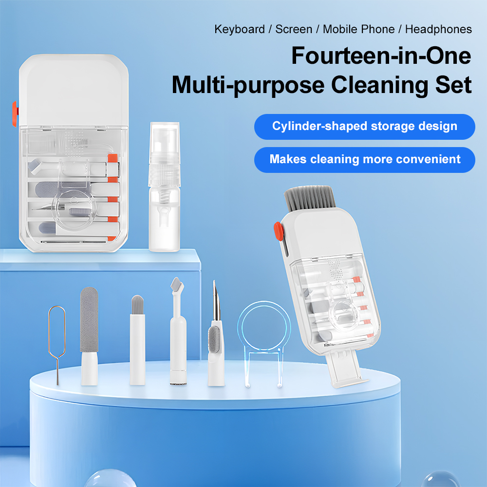 Laptop Accessories All In One - Kit di Pulizia Digitale 14-in-1, Set