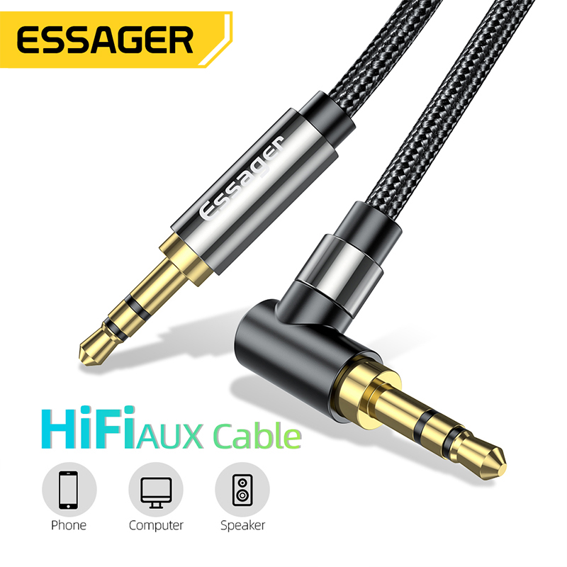Laptop Accessories Headphones - Essager Cavo AUX Cavo audio jack