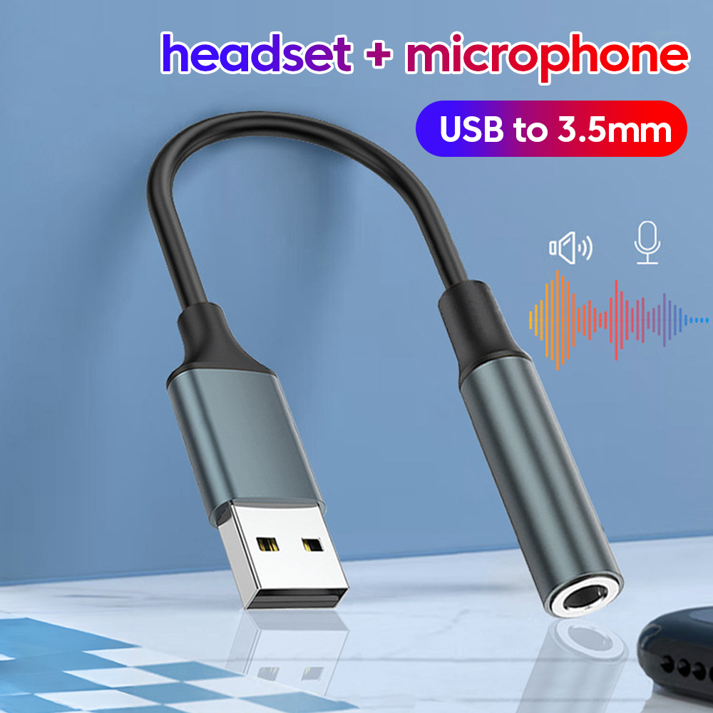 Laptop Accessories Headphones - Adattatore audio da USB a jack