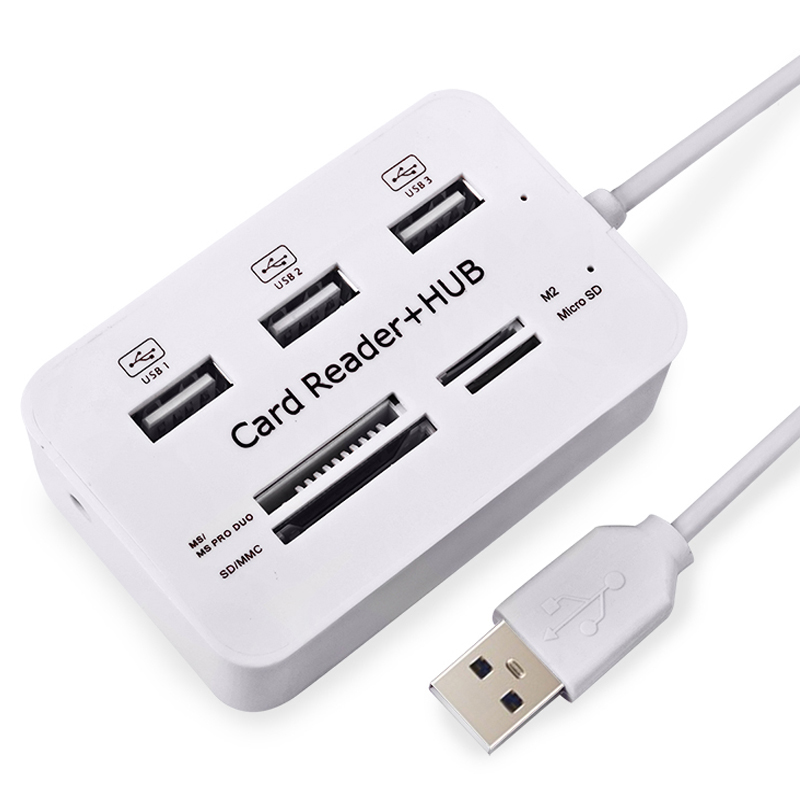Laptop Accessories All In One - Hub USB 2.0 Slot per lettore