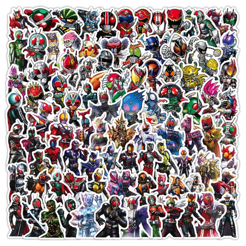 Laptop Original Accessories - 103 Pezzi Adesivi Estetici Kamen Rider,