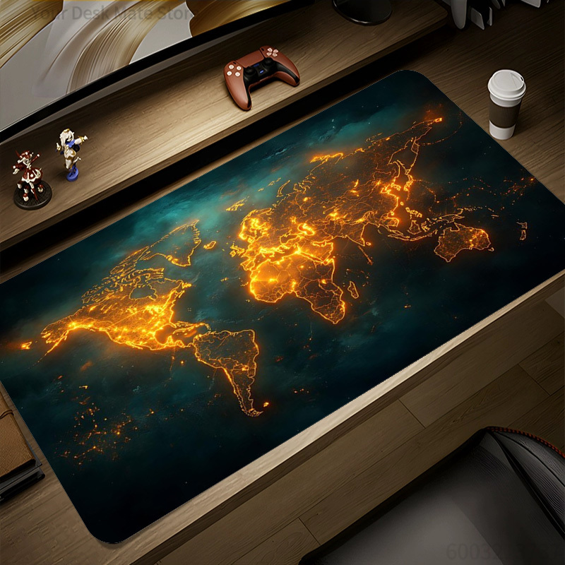 Laptop Accessories World - Tappetino per mouse con mappa del