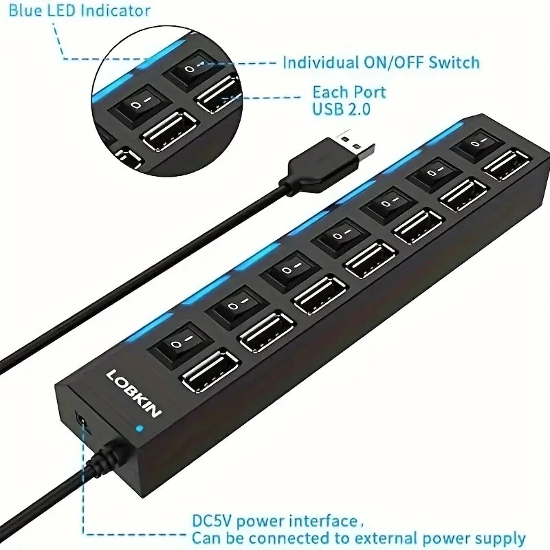 Espansore adattatore USB HUB 2 - Laptop Accessories Hub recensione e prezzo