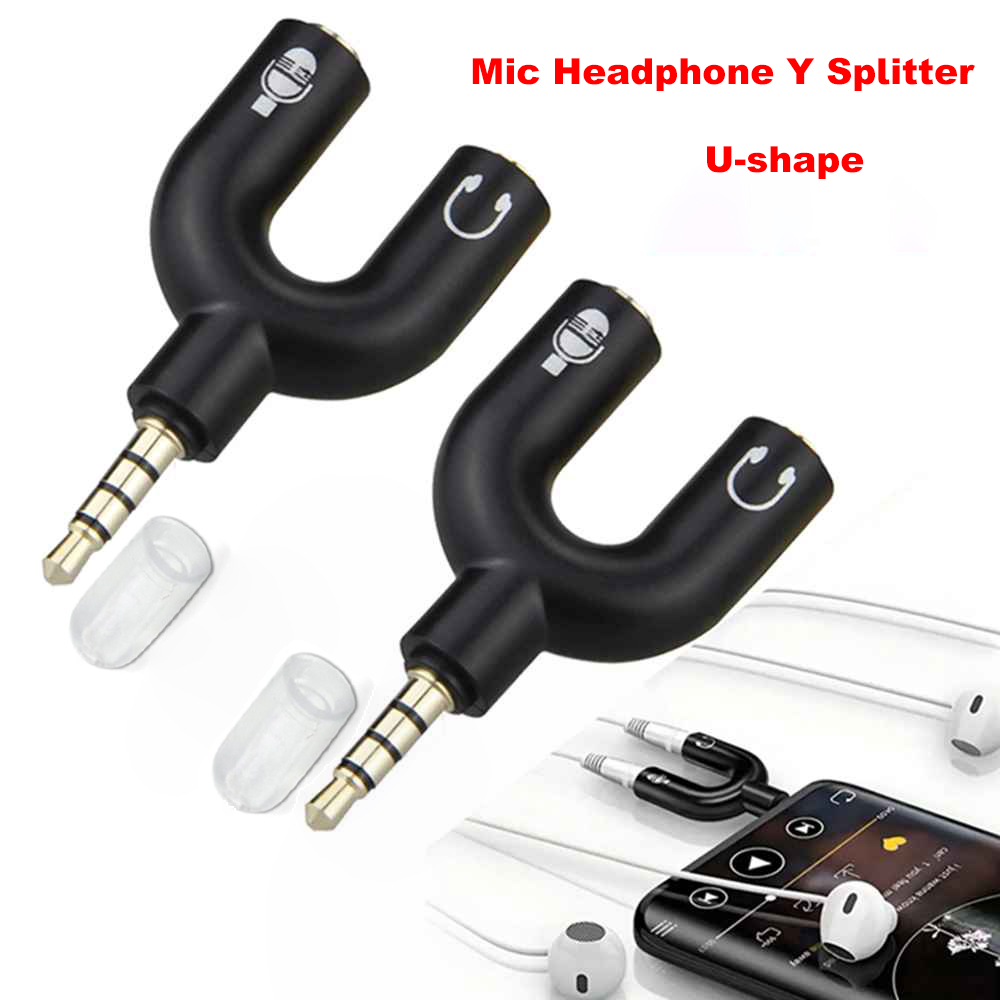 Adattatore splitter per microf - Laptop Accessories Headphones recensione e prezzo