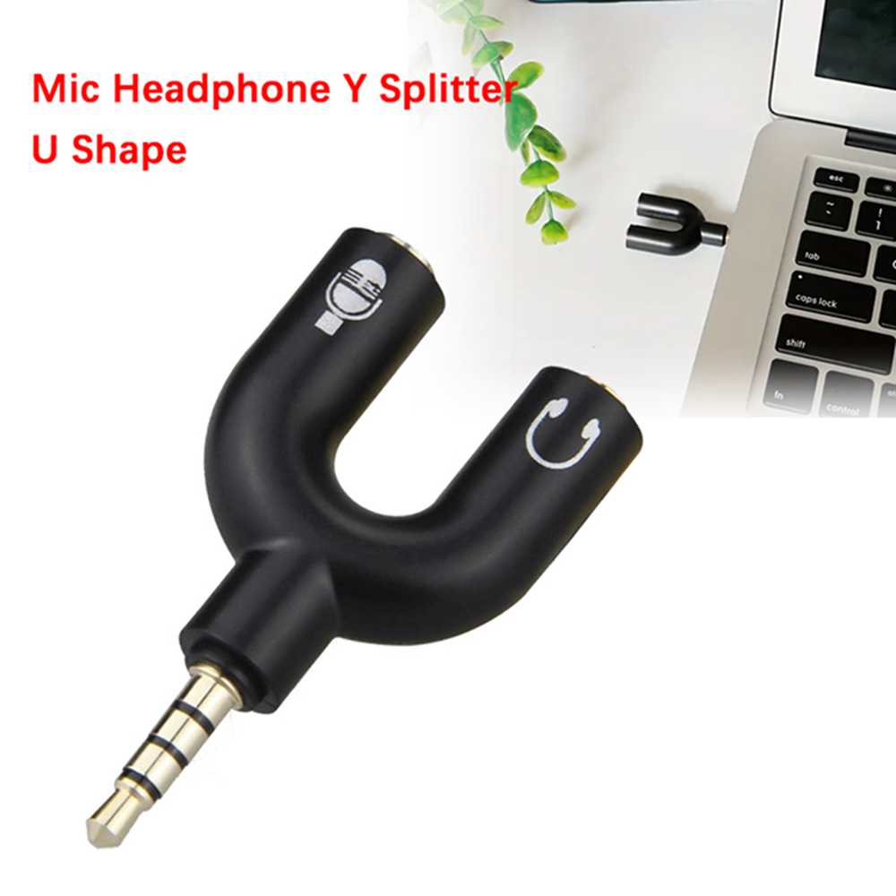 Adattatore splitter per microf - Laptop Accessories Headphones recensione e prezzo