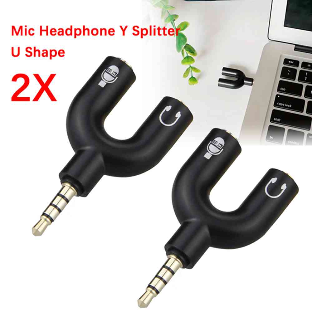 Adattatore splitter per microf - Laptop Accessories Headphones recensione e prezzo