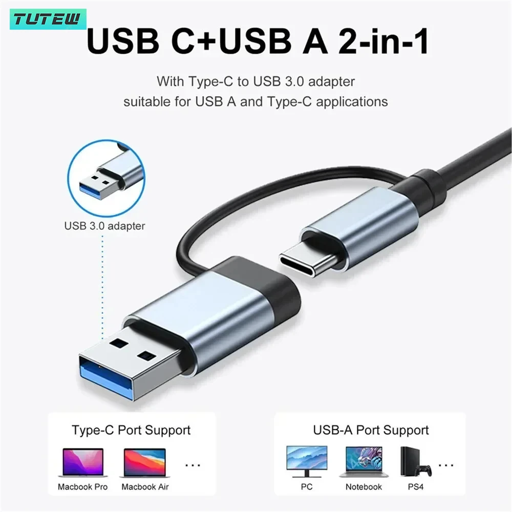 Hub USB C 8 in 1 Splitter USB  - Laptop Accessories Hub recensione e prezzo