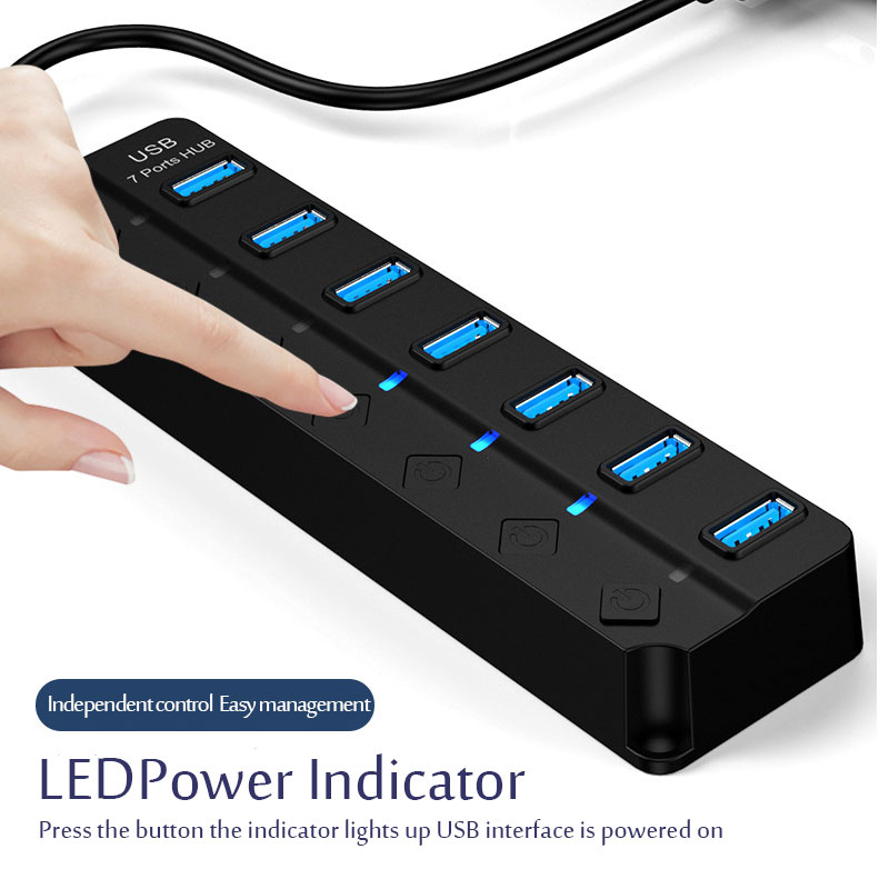 Hub USB 3.0 7 in 1, splitter m - Laptop Accessories Hub recensione e prezzo