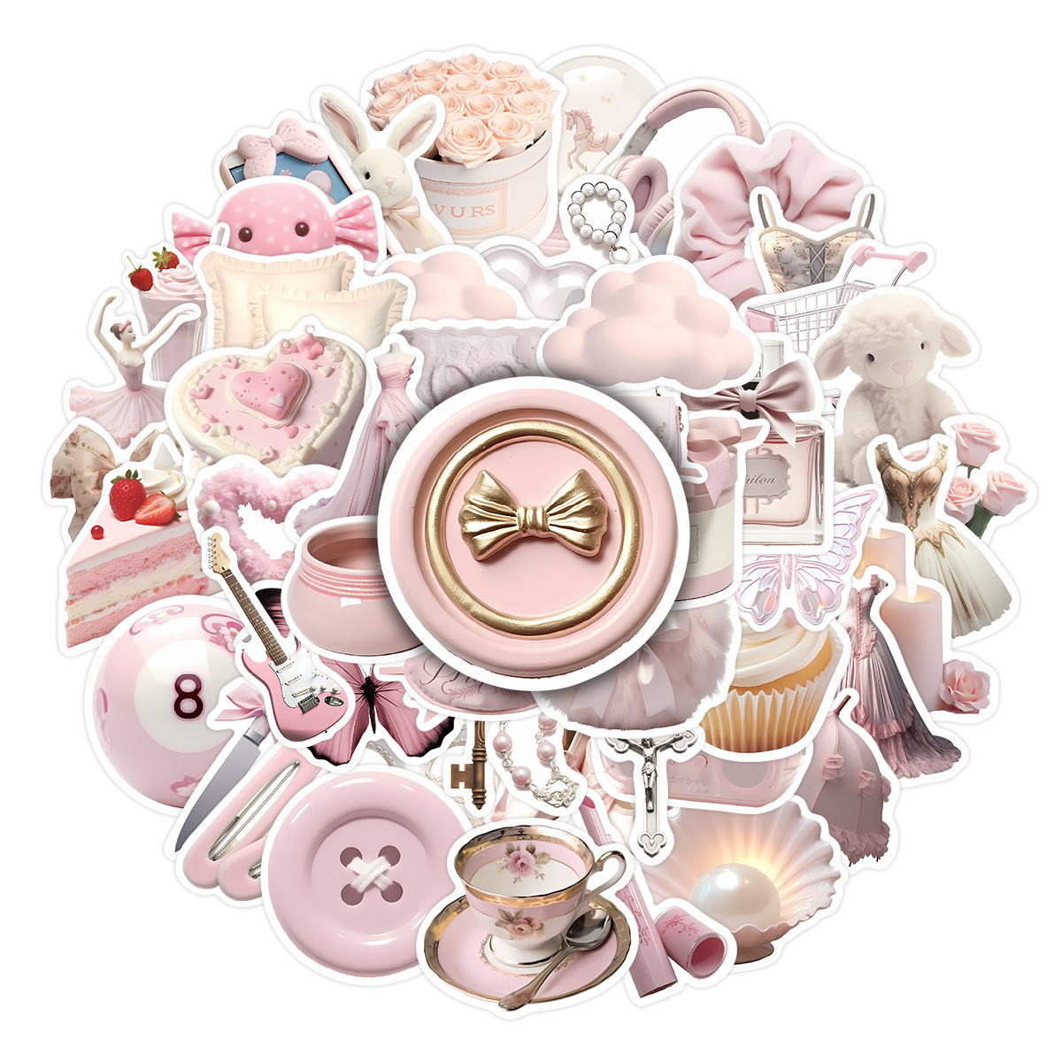 50/100 Pezzi Adesivi Carini Ro - Laptop Accessories Girly recensione e prezzo