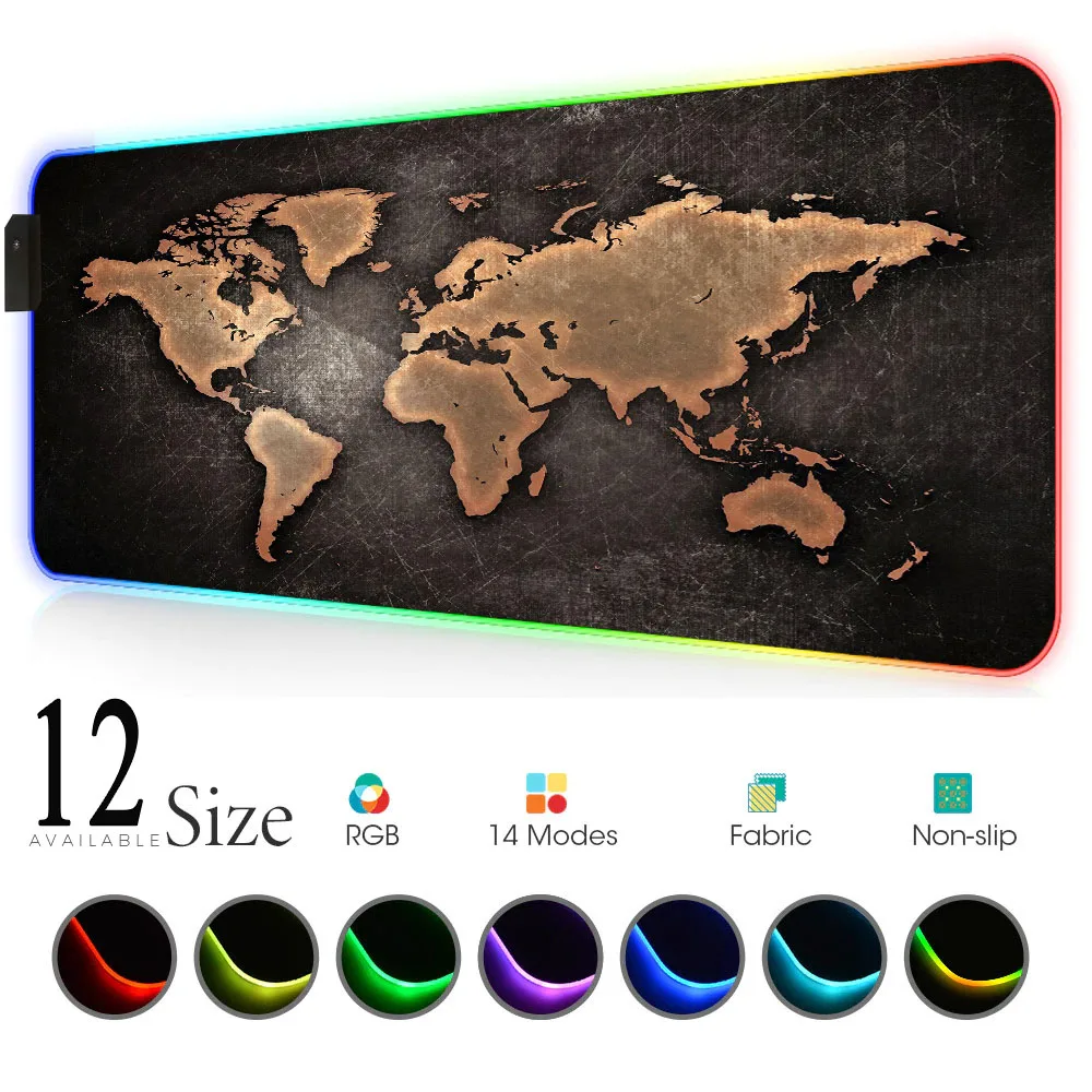 World Map Mouse Pad Gaming Mou - Laptop Accessories World recensione e prezzo