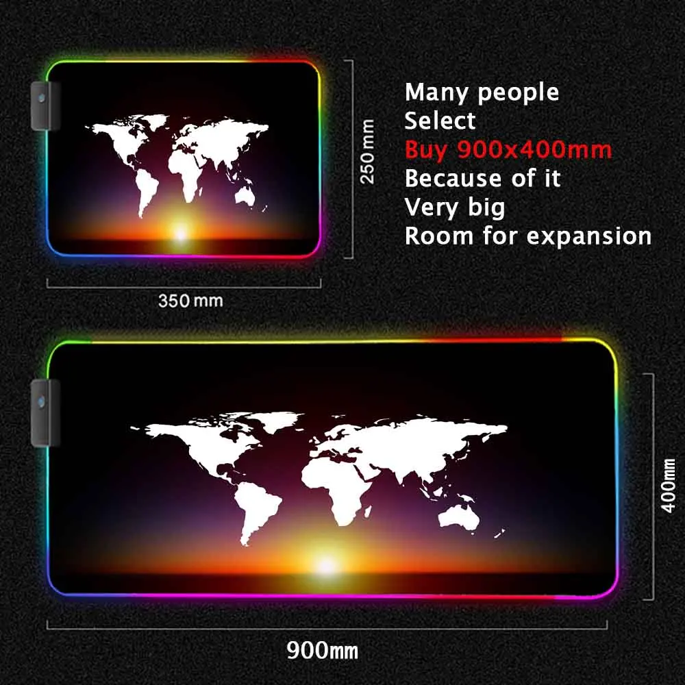 World Map Mouse Pad Gaming Mou - Laptop Accessories World recensione e prezzo