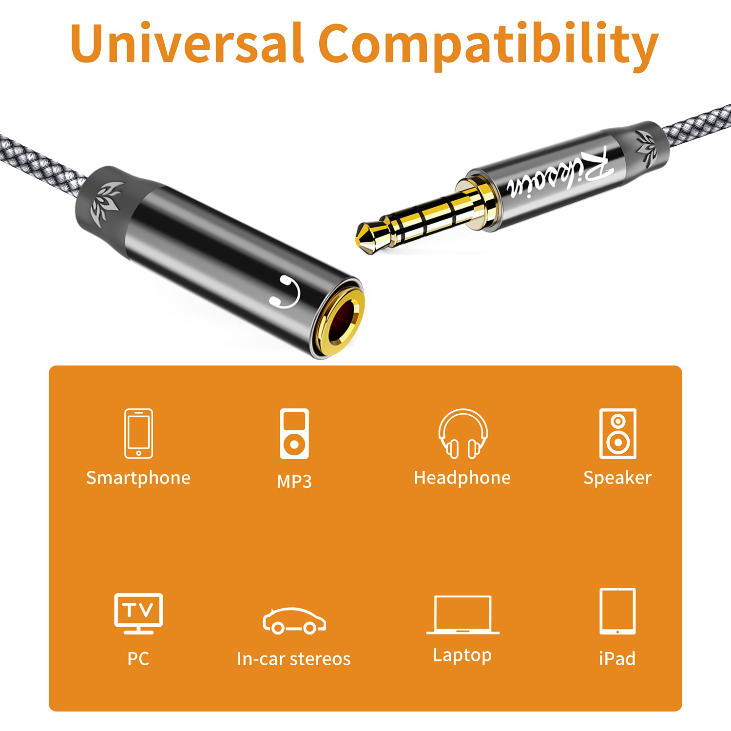 Cavo di prolunga per cuffie Ri - Laptop Accessories Headphones recensione e prezzo
