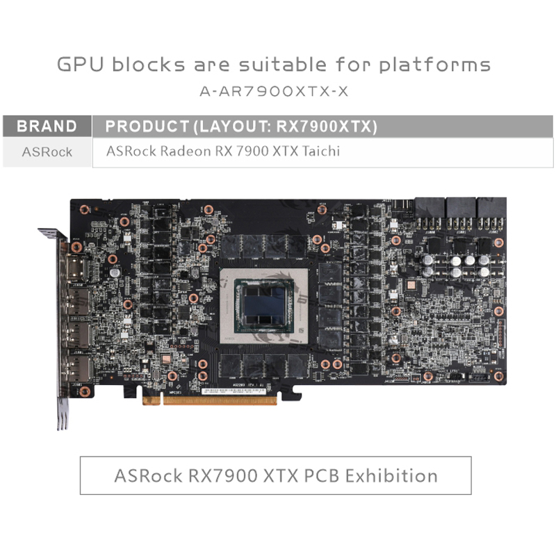 Bykski A-AR7900XTX-X Blocco di - Amd Vga Rx 7900 Xtx recensione e prezzo