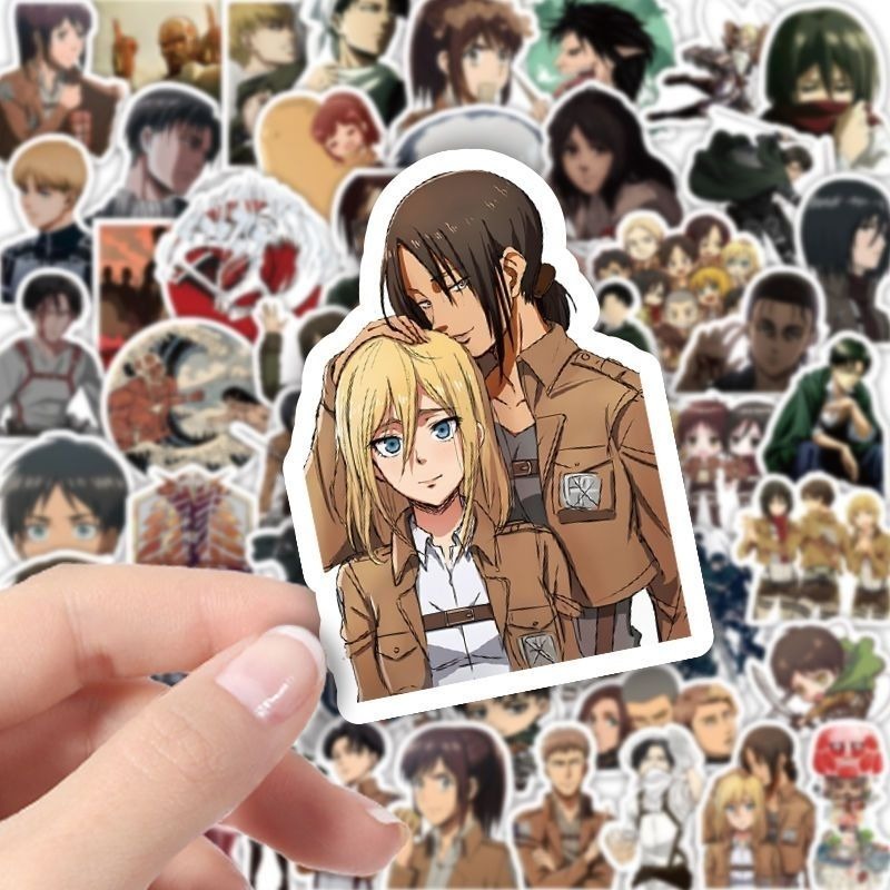 60 Pezzi Adesivi Anime Attack  - Laptop Accessories Case recensione e prezzo