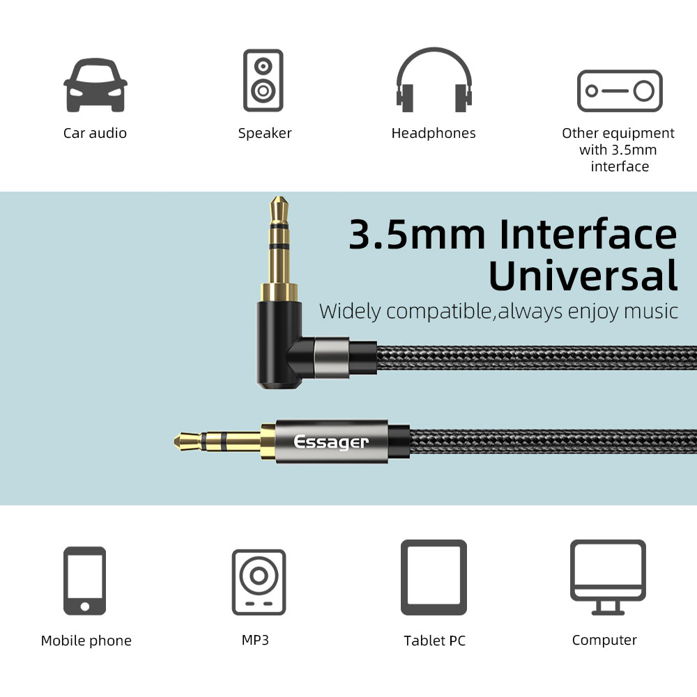 Essager Cavo AUX Cavo audio ja - Laptop Accessories Headphones recensione e prezzo