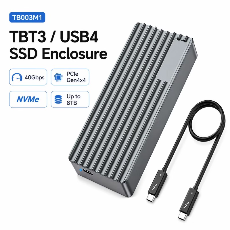 Box esterno TBT3/USB4 per SSD  - External Nvme Ssd recensione e prezzo